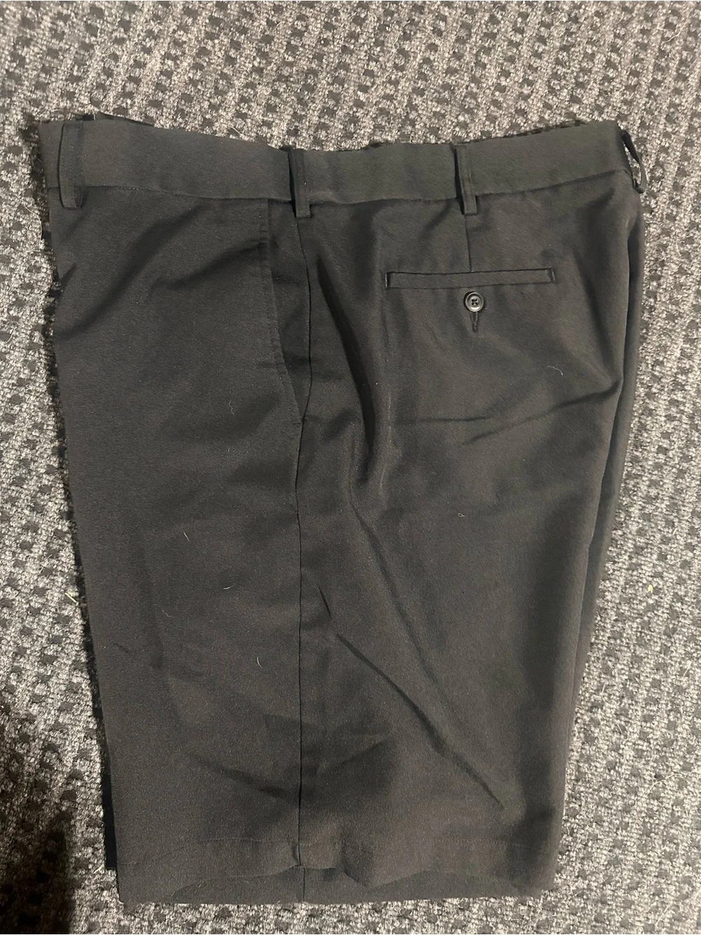 PGA Tour Black Men's Flat Front Golf Shorts